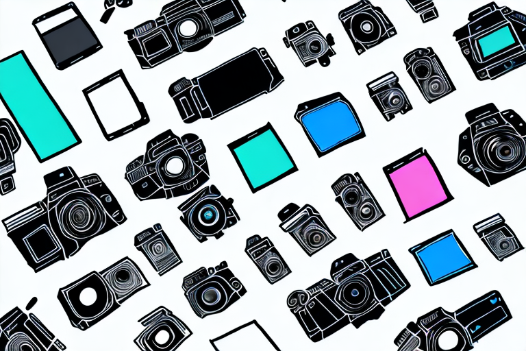 A variety of camera phones