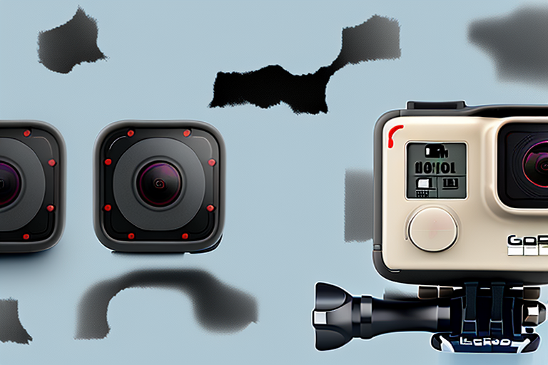 Two gopro hero cameras side-by-side