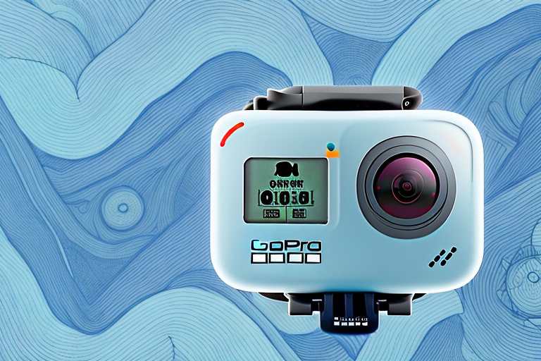 A gopro hero 6 camera with its audio settings displayed