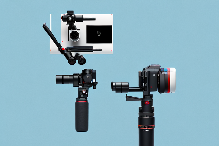A dji ronin 2 camera stabilizer in action