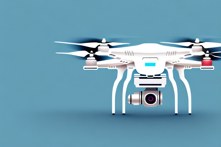 A drone taking a photograph with a perfect exposure and white balance