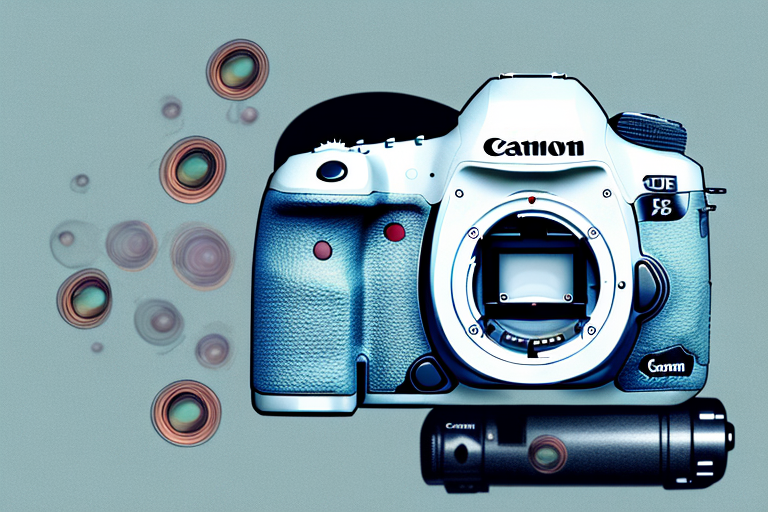 A canon 6d mark ii camera with a lens attached