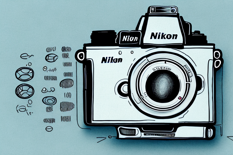 A nikon camera with a macro lens attached