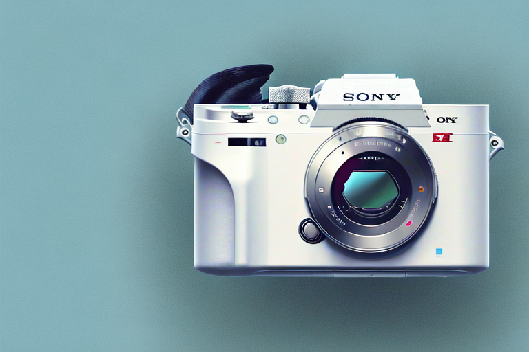 A sony mirrorless camera with a price tag of $1000