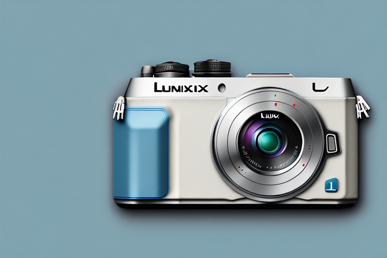 A panasonic lumix s5 camera with a lens attached