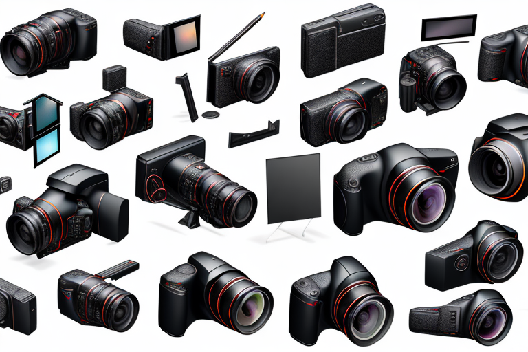 A variety of blackmagic cameras