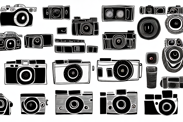 A variety of cameras
