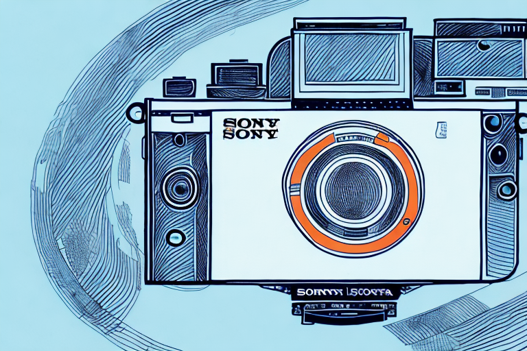 A sony a9 camera with its features highlighted
