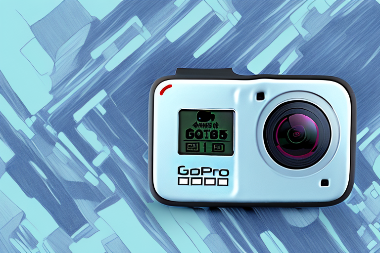 A gopro hero 5 camera with an sd card inserted