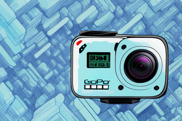 A gopro hero 3 camera with an sd card inserted