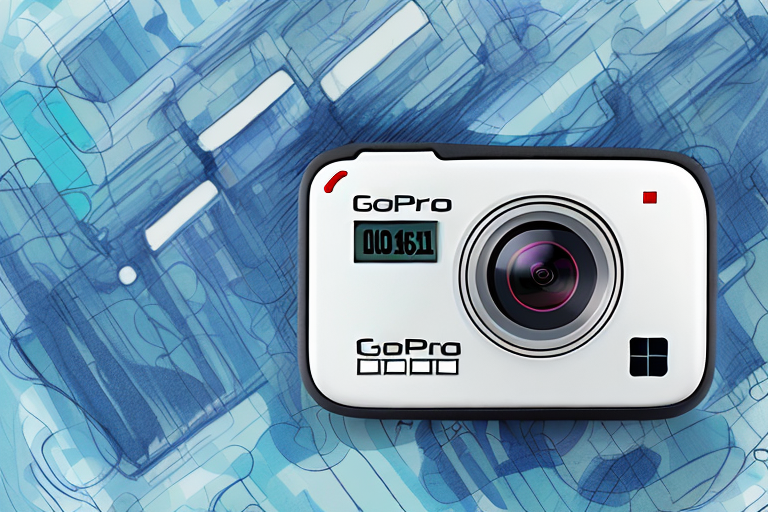 A gopro hero 10 camera with a memory card inserted