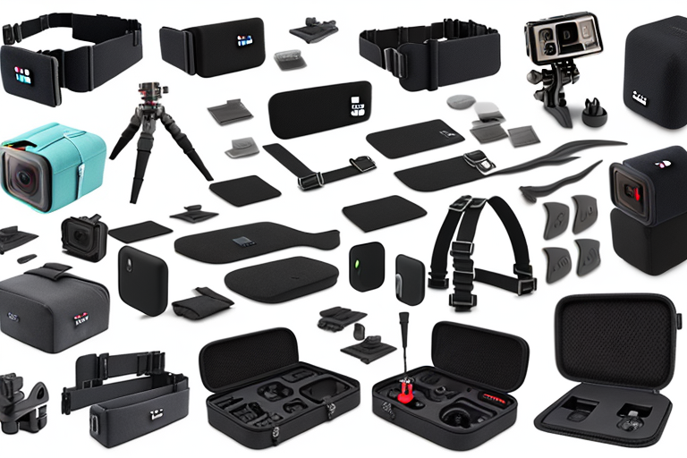 A variety of gopro hero 8 accessories
