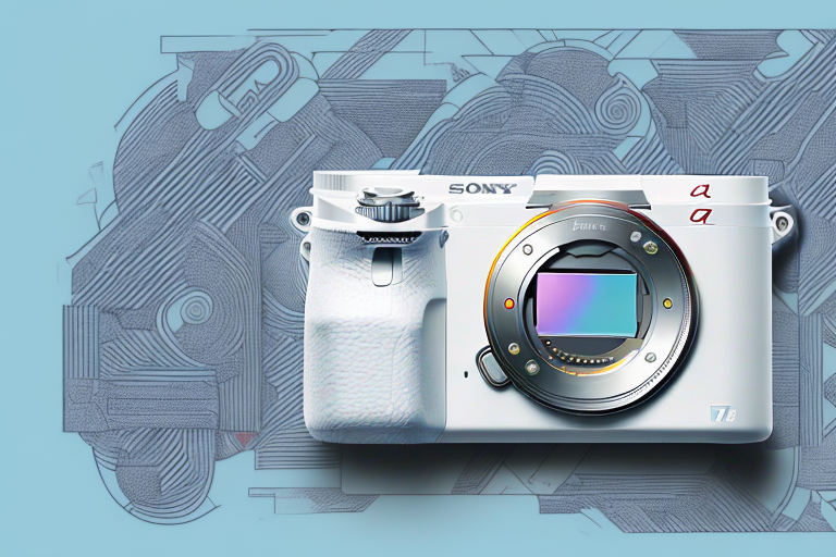 A sony a7iv camera with an sd card inserted