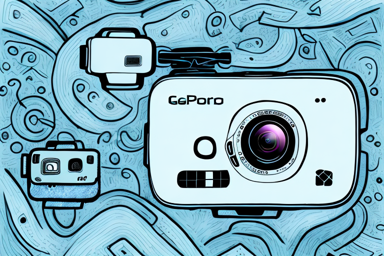 A gopro camera with a warranty seal