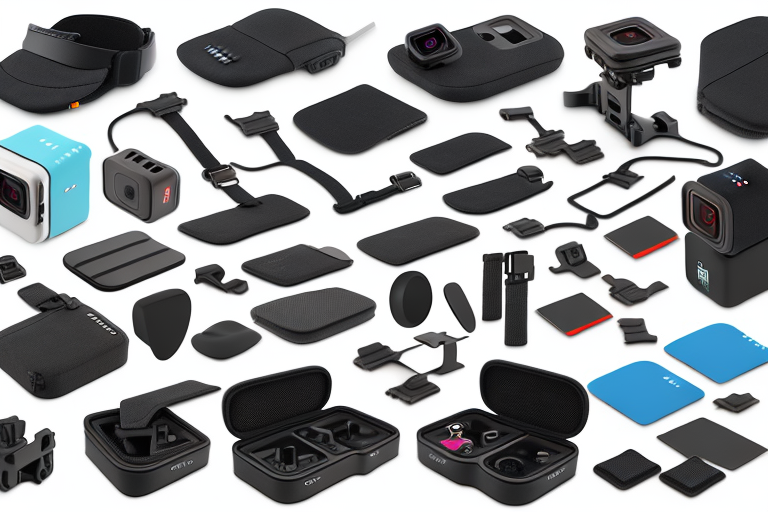 A range of gopro hero 11 accessories in a variety of colors and shapes