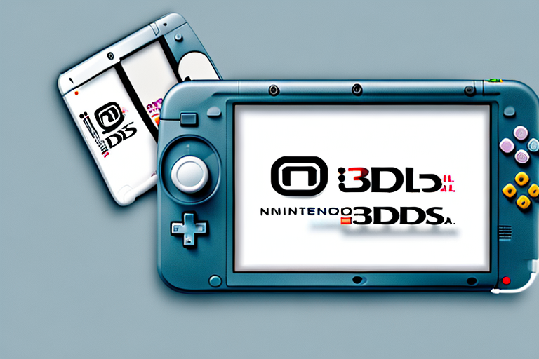 A nintendo 3ds with an sd card inserted