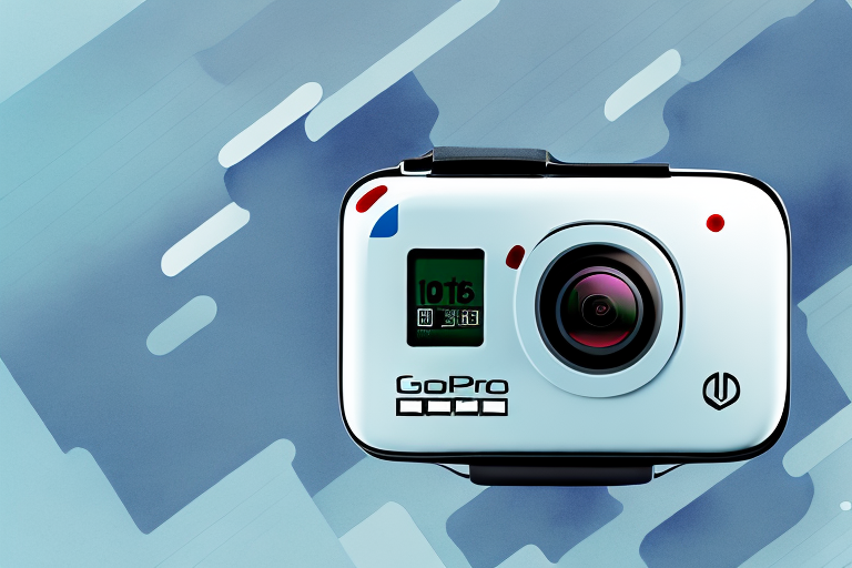 A gopro hero 10 camera in a landscape setting