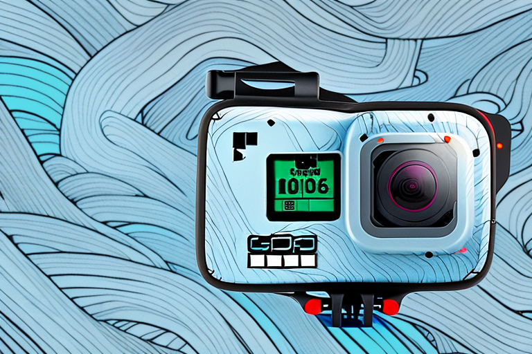 A gopro hero 5 session camera in an outdoor setting