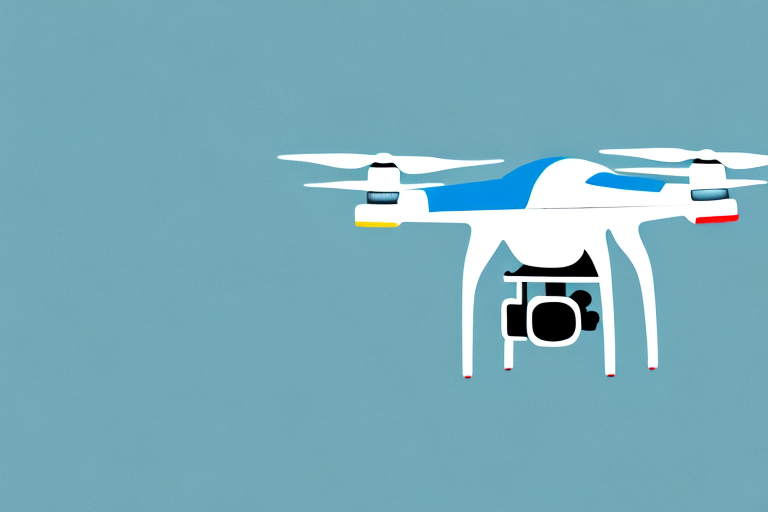 A 3dr solo drone in mid-flight