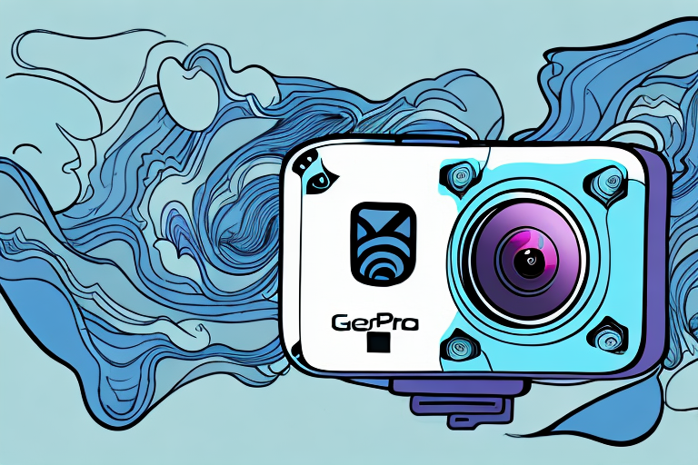 A gopro camera in action