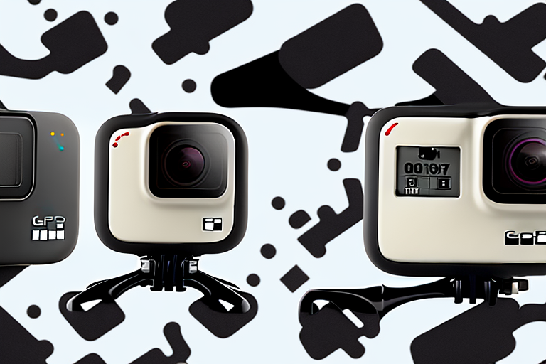 Two gopro hero 7 cameras side-by-side