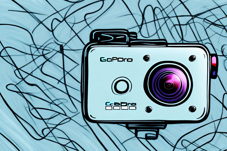 A gopro camera with an extended battery attached