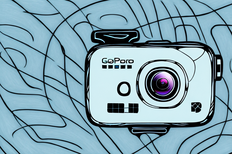 A gopro max camera in an outdoor setting
