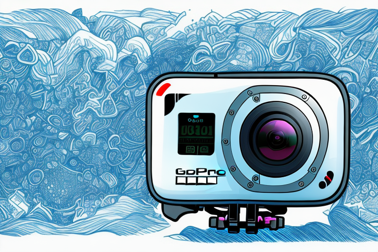 A gopro hero 11 camera with its wide-angle field of view