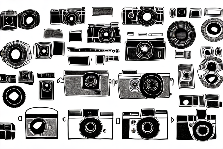 A variety of cameras