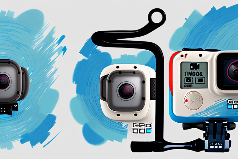 Two gopro cameras side-by-side