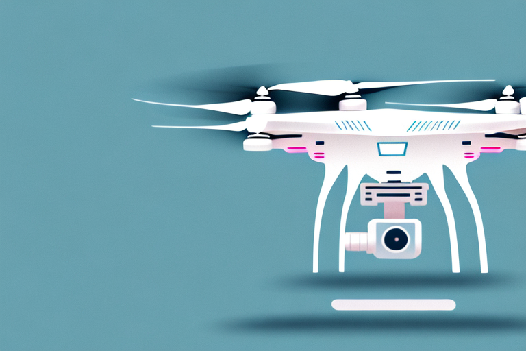 A drone in mid-flight