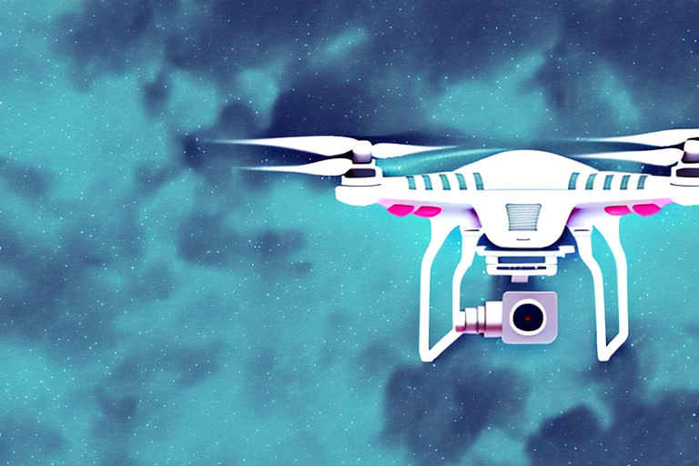 A drone with an infrared camera