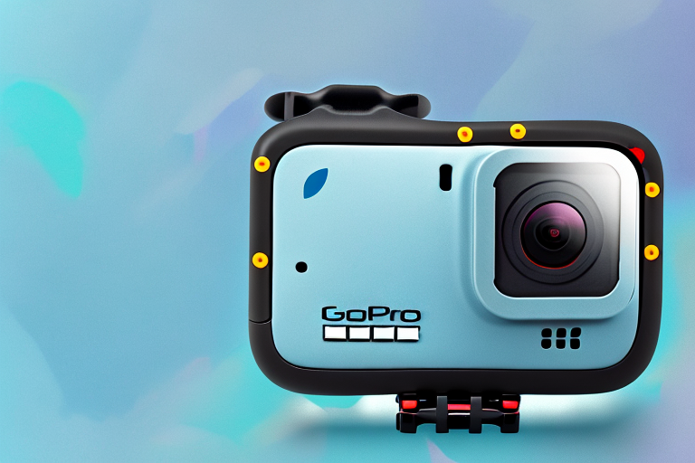 A gopro hero 7 camera in a waterproof case
