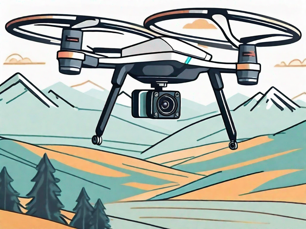 A high-quality drone equipped with a camera