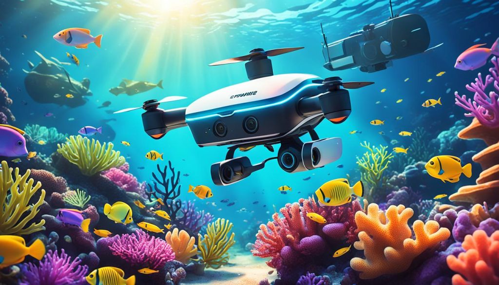 Aquatic Drone Videography techniques