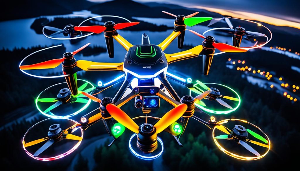 Drone light mounts