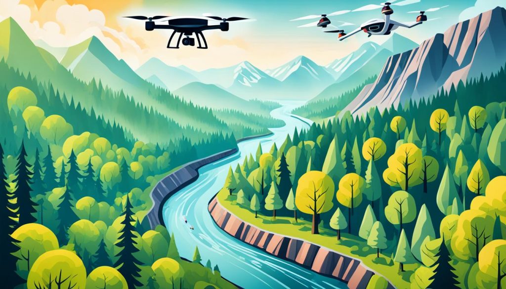 Drone patrol for wildfire prevention