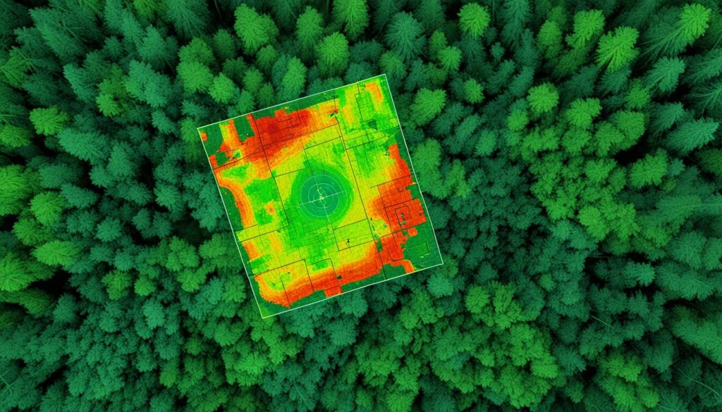 Night vision drone data analysis for forest monitoring